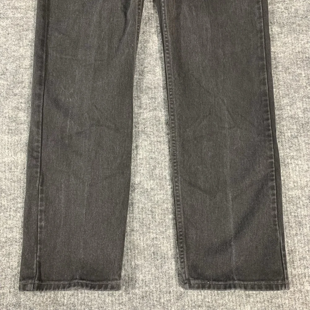 VTG Levis 505 Jeans Mens 34 Fits 32x32 Black Regular Straight Leg Fit Denim Y2K